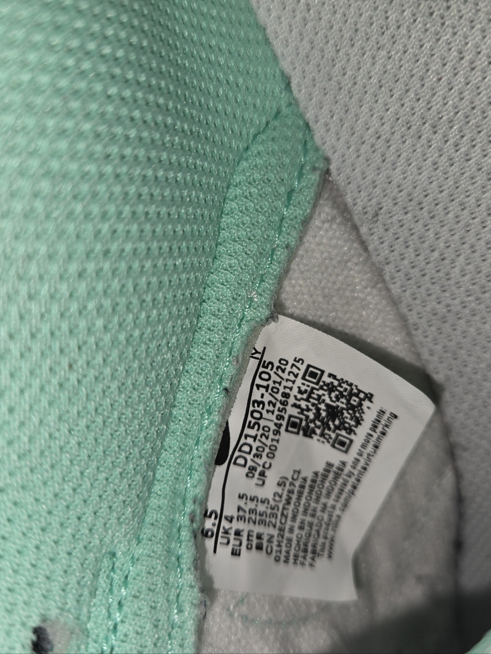 Nike Dunk Low Womens Green Glow Clear Jade Sneakers 6.5W - Picture 6 of 9